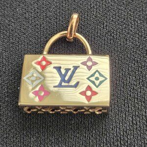 Pendant bag multi color design 18k gold - ADDITIONAL PICS only for the buyer